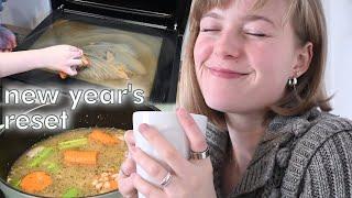 Get it all done with me | New Year's reset, a Wintery day in the life