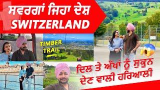 ਸਵਰਗਾਂ ਜਿਹਾ ਦੇਸ਼ Switzerland,ਦਿਲ ਤੇ ਅੱਖਾਂ ਨੂੰ ਸੁਕੂਨ ਦੇਣ ਵਾਲੀ ਹਰਿਆਲੀ  | Luzern Switzerland | Vlog 1