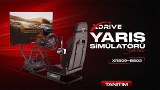 Yarış Simülasyonu Tanıtım xDrive XRS09-BS03 Yarış Simülatörü Kokpiti