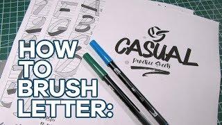 How to do "Casual" Brush Calligraphy with a Brush Pen