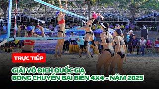  TRỰC TIẾP | Bán kết, Chung kết Giải bóng chuyền bãi biển Vô địch Quốc gia 4x4 năm 2025 | Ngày 21/6