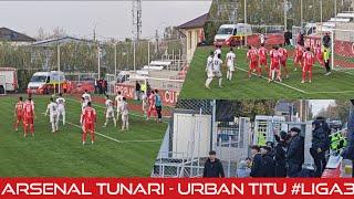 #1110 #Fotbal - Liga 3: CS Arsenal Tunari - Urban Titu 2-1! Baietii lui Alexa un nou succes!