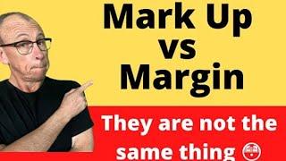 Markup vs Margin, they are not the same thing!