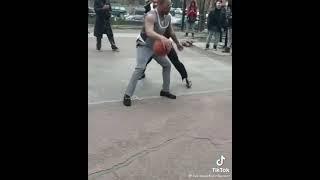 Jim Jones versus Cameron 1v1 in basketball .