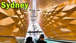 Australia Sydney Walking Tour - Central to Sydenham Station | 4k