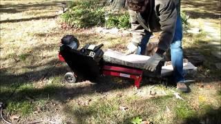 Powerhouse 10 ton Flywheel kinetic energy electric log splitter