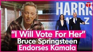 Bruce Springsteen Endorses Kamala Harris Against Donald Trump | US Elections 2024