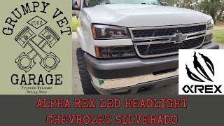 Chevy Silverado LED Headlight Conversion - AlphaRex Nova Series