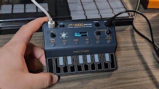 Trying out a new pocket sized synth!! (Behringer JT-4000 micro)