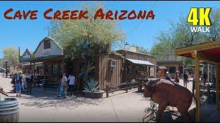 Cave Creek Arizona Scenic 4K Walking Tour