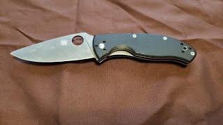 Long use review of the Spyderco tenacious|knife review