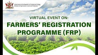 FACEBOOK LIVE STREAM: Farmers' Registration Programme (FRP)