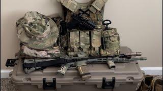 Budget friendly SHTF/Go to War loadout. #shtf #war #budget #army #ar15 #bugout #tactical #trending