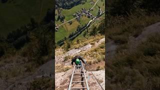 The “Iron Path” of Switzerland #lauterbrunnen #viaferrata #switzerland