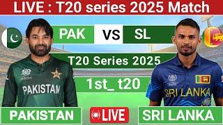 LIVE : pakistan vs sri lanka live match today | Pak vs sl Match Today Live Score