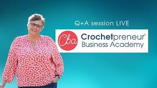 Live Q+A for Crochet Business Owners: All about the Crochetpreneur Business Academy