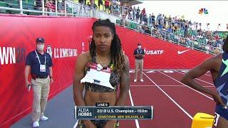 Briana Williams BATTLES ALEIA Hobbs In 100m AT LA GRAND PRIX 2023…