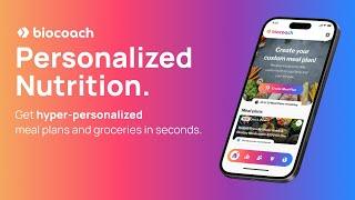 Introducing Biocoach: Zero-Decision Personal Nutrition