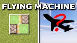 Building Working Flying Machines in Minecraft