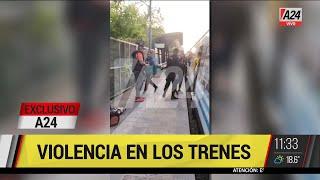  VIOLENCIA EN TREN SARMIENTO: PASAJEROS AJUSTICIARON A DELINCUENTES