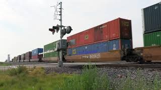 Union Pacific Intermodal train Ogallala, Nebraska