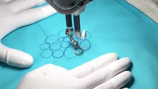 Pebbles (on a sit down machine)- Free motion Quilting Tutorial