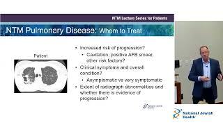 Treatment of NTM