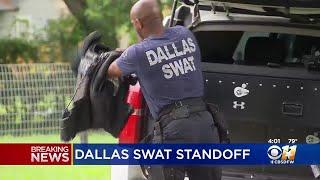 Dallas Officers Confront Wanted Murder Suspect, Met With Gunfire Before SWAT Standoff 