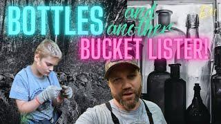 BUCKET LISTER found metal detecting and digging in the BOTTLE Dump (E.91) #metaldetecting #bottles