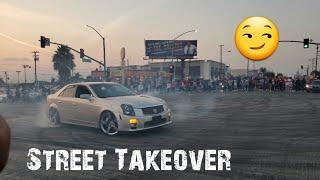 Street takeover Camaros get crazy