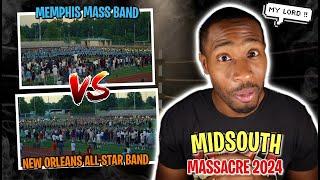 BandHead REACTS to New Orleans All-Star Band vs Memphis Mass Band | Midsouth Massacre (2024)