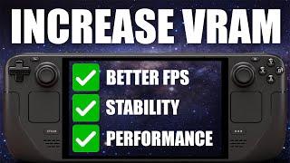 How To Increase VRAM On Steam Deck - EASY FAST GUIDE