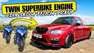 MENTAL TWIN GSXR SKODA FELICIA PICKUP - KNOWN AS THE SKODUKI