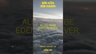 Allah tevbe edenleri sever // 1 Gün 1 Hadis