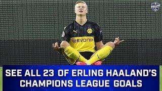 Erling Haaland's 23 Champions League Goals | Every Angle | CBS Sports Golazo