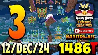 Angry Birds Friends Level 3 Tournament 1486 Highscore  POWER-UP walkthrough