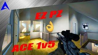 EZ  PZ ACE 1v5 VLADIMADOU SKILLS ON CS-GO