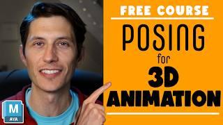 Free 3D Animation Course: Master Posing for Animators in Maya or Blender