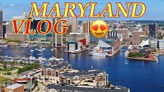 VLOG ÉTATS-UNIS: A LA DÉCOUVERTE DE MARYLAND (CENTRE-VILLE ET CAMPAGNE)|| VLOG USA