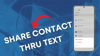 How to Attach a Contact Detail to a Text Message On A Galaxy S24