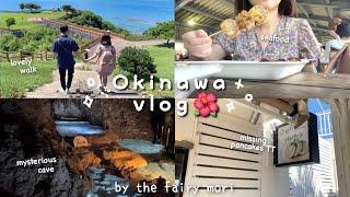 Okinawa Vlog  Cape Chinen Park ️Dreamy Gyokusendo Cave 🪨 Umikaji Terrace ️