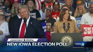 New Iowa Poll shows Kamala Harris leading Donald Trump among likely Iowa voters