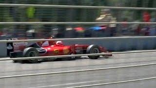 2015 Formula 1 V8 Adelaide Clipsal 500 track side fly by wait for it