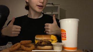 [ASMR] Eating Burger King *CRISPY*