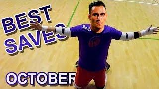 KEYLOR NAVAS SKILLS #2 ● BEST GOALKEEPER SAVES OF OCTOBER - FUTSAL INDOOR SOCCER GOPRO