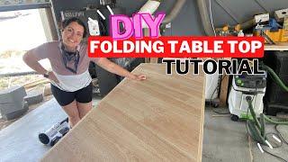 DIY Folding Table Topper - easy way to class up your folding table