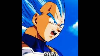 Then vs. Now || Goku vs. Vegeta Edit