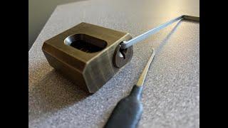 [001] 1st Lock  Picked! Sparrows Night School Tuxedo Cutaway Lock