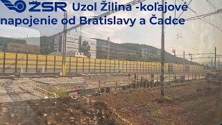 Uzol Žilina ● Stavba koľajového napojenia od Bratislavy a Čadce ● 19.8.2024