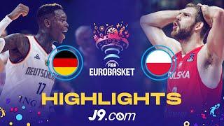 Germany  - Poland  | 3rd Place Game | Game Highlights - FIBA #EuroBasket 2022